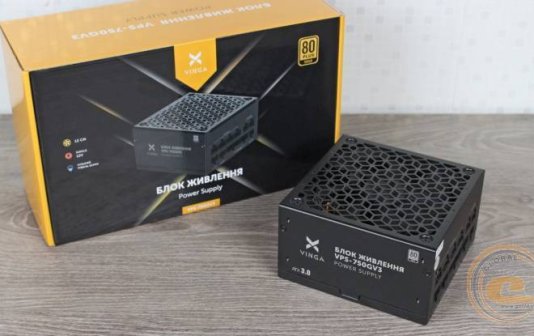 Огляд Vinga 750W (VPS-750GV3): «золотий» 750-ватний блок живлення