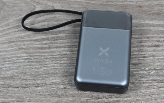 Огляд Vinga 20000 mAh 65W Display USB-C Cable Grey (VPBB2065C)