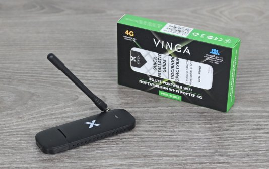 Огляд Vinga Stick 4G M101 (VMRL-M101B): компактний LTE-модем-роутер із підтримкою Wi-Fi 4