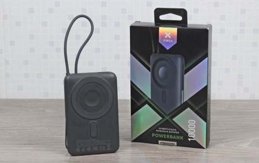Огляд Vinga 10000 mAh 22.5W/15W/2.5W Wireless (VPBB1022WL)