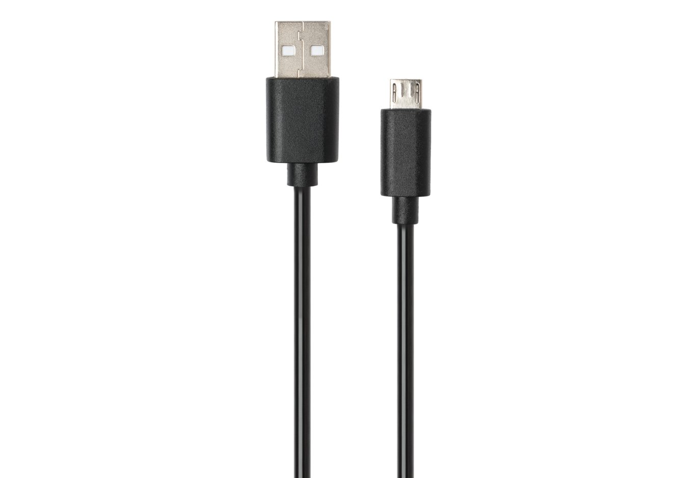 Дата кабель USB 2.0 AM to Micro 5P 1.8m Spring black Vinga (VCPDCMS1.8BK)