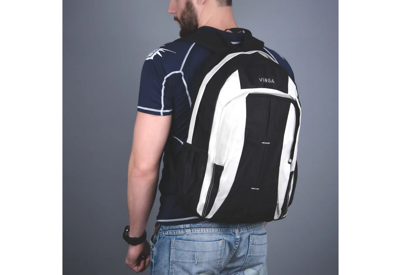 Laptop backpack Vinga 15.6" NBP400BK black (NBP400BK)