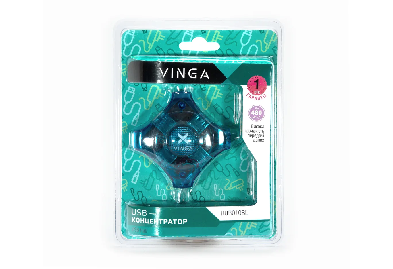Концентратор Vinga HUB010BL