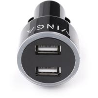 Зарядний пристрій Vinga CB 333 USB*2ports 2.1A (APA0333BK)