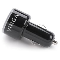 Зарядний пристрій Vinga CB 333 USB*2ports 2.1A (APA0333BK)