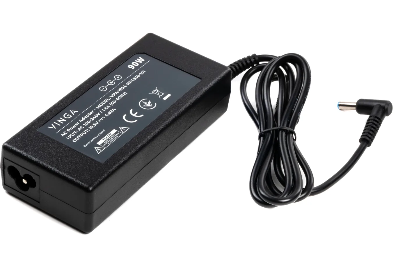 Laptop power supply Vinga HP 90W 19.5V 4.62А 4.5*3.0 (VPA-1954-HP4530-101)