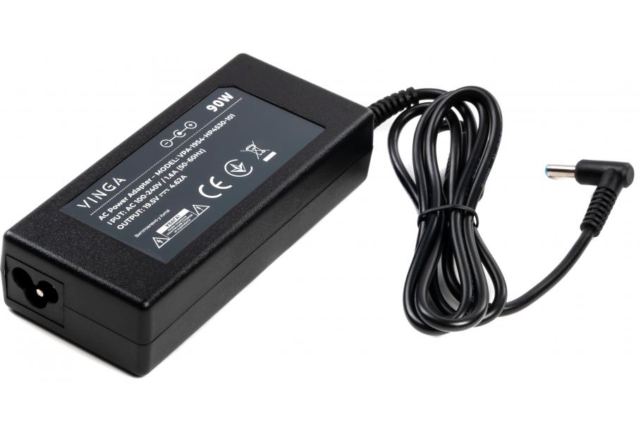 Laptop power supply Vinga HP 90W 19.5V 4.62А 4.5*3.0 (VPA-1954-HP4530-101)