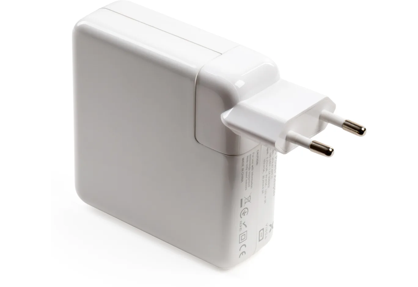Laptop power supply Vinga Apple 96W 5.2V3A/9V3A/12V3A/15V3A/20.5V4.7A USB-C (VPA-96-APP-C)