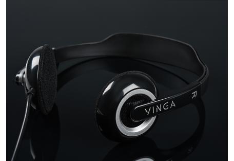 Навушники Vinga HSU60 USB Black (HSU60BK)