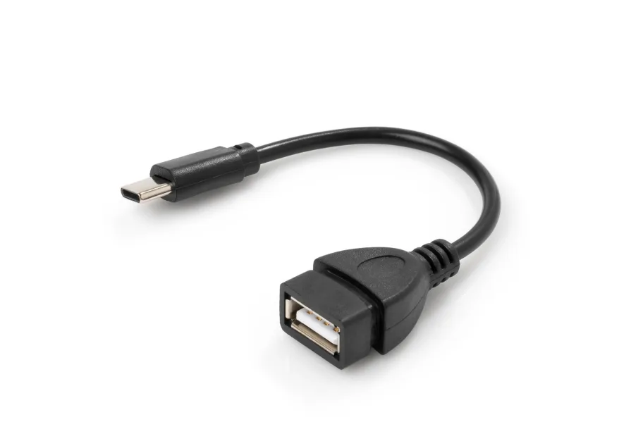 Adapter OTG USB 2.0 AF to USB-C 0.1m Vinga (VCPDCOTGTCBK)