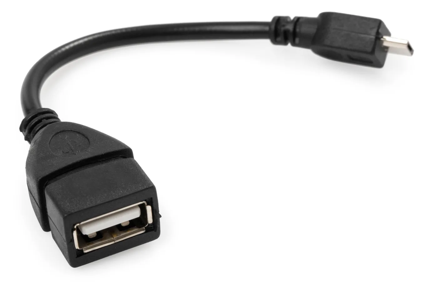 Adapter OTG USB 2.0 AF to Micro 5P 0.15m Vinga (VCPDCOTGMBK)