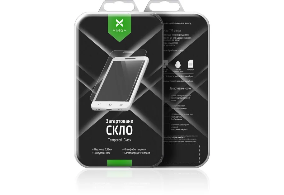 Protective glass Vinga для Huawei Y5 2019 / Honor 8s (Black) (VTPGS-Y52019)