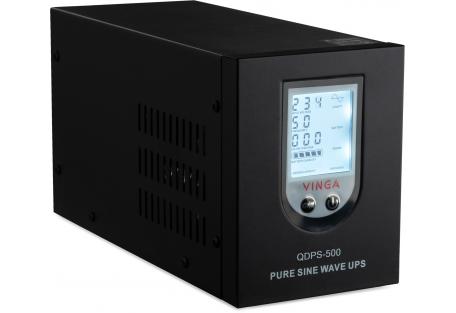 Пристрій безперебійного живлення Vinga QDPS-500, 500VA LCD (QDPS-500)