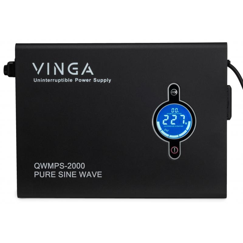 Источник бесперебойного питания Vinga QWMPS-2000 2000VA LCD (QWMPS-2000)