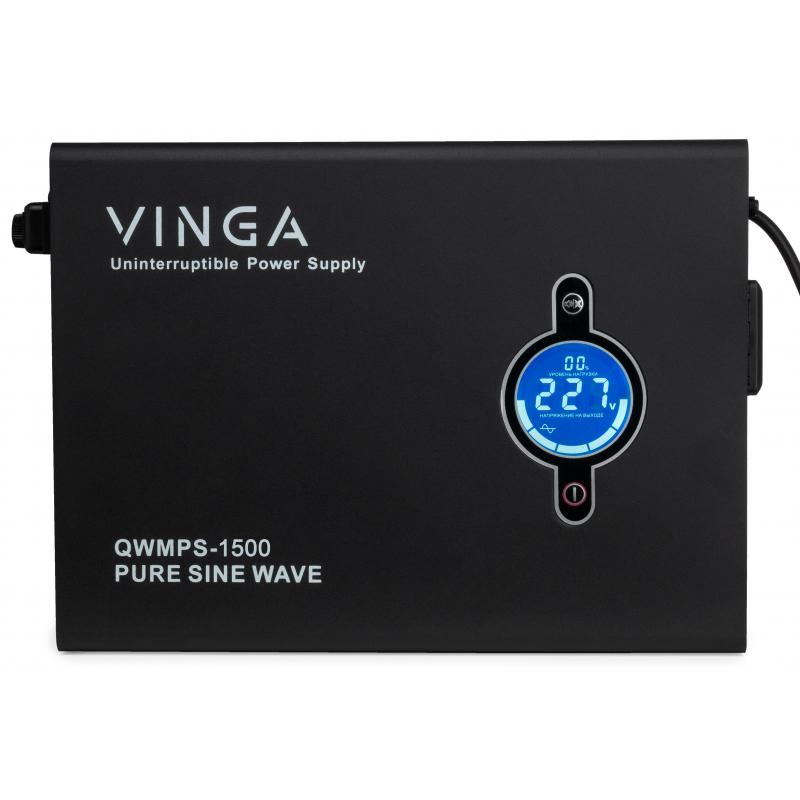 Источник бесперебойного питания Vinga QWMPS-1500 1500VA LCD (QWMPS-1500)