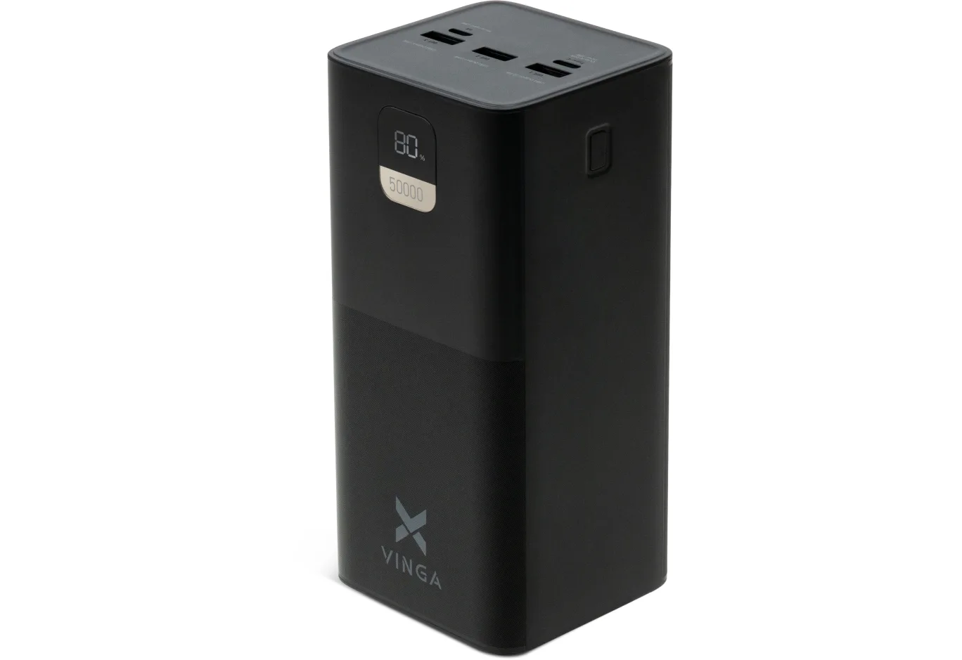 Universal Battery Vinga 50000 mAh 22.5W Display Black (VPBB5022)