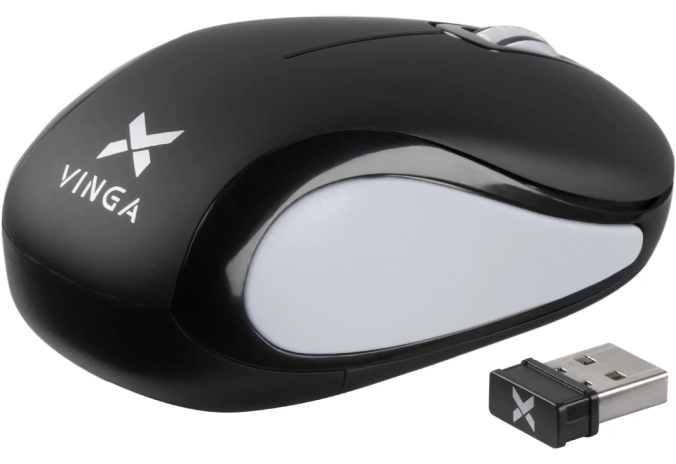 Мишка Vinga MSW-907 black - gray