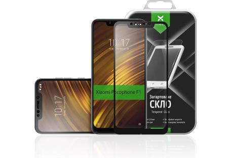 Скло захисне Vinga для Xiaomi Pocophone F1 Black (VTPGS-XPF1B)