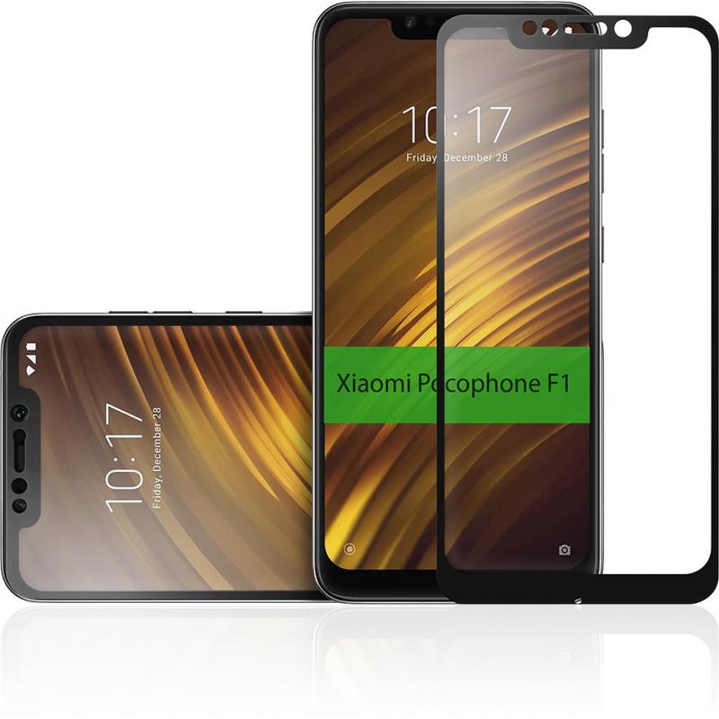 Скло захисне Vinga для Xiaomi Pocophone F1 Black (VTPGS-XPF1B)