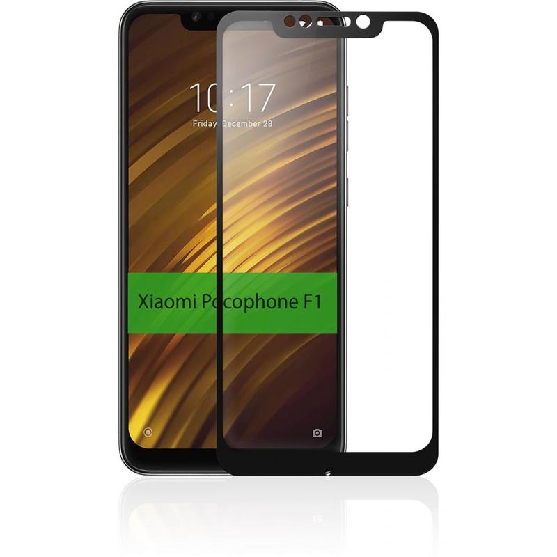 Скло захисне Vinga для Xiaomi Pocophone F1 Black (VTPGS-XPF1B)