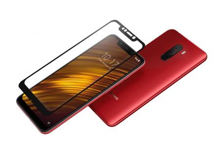 Скло захисне Vinga для Xiaomi Pocophone F1 Black (VTPGS-XPF1B)