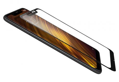 Скло захисне Vinga для Xiaomi Pocophone F1 Black (VTPGS-XPF1B)