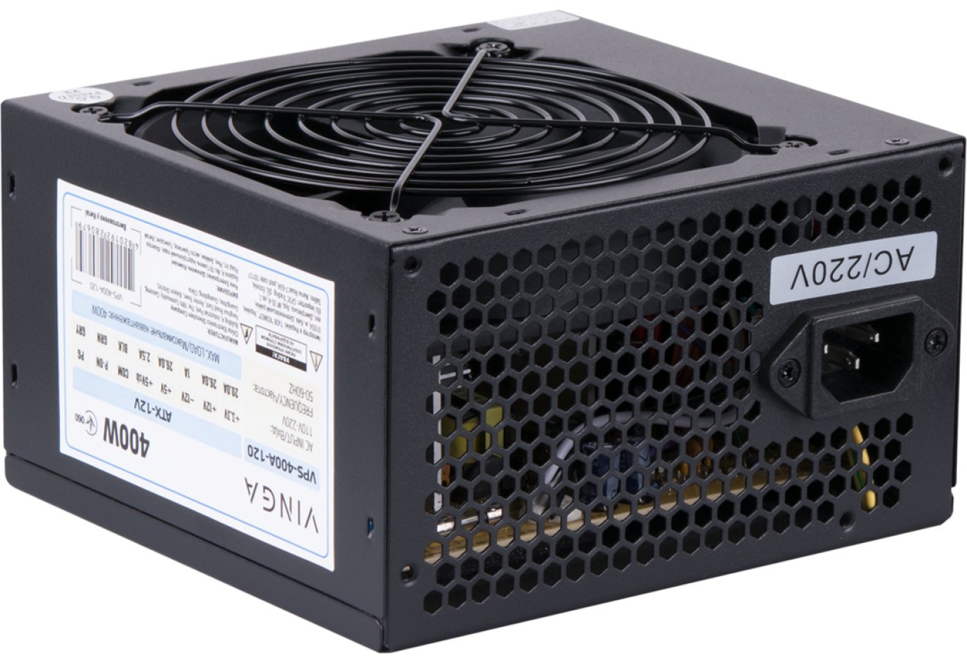 Блок живлення Vinga 400W ОЕМ (VPS-400A-120)