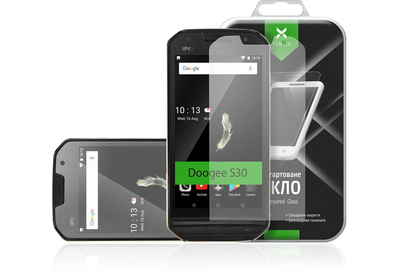 Скло захисне Vinga для Doogee S30 (VTPGS-DS30)
