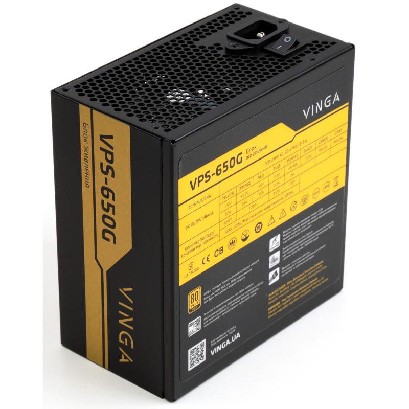 Блок живлення Vinga 650W (VPS-650G)