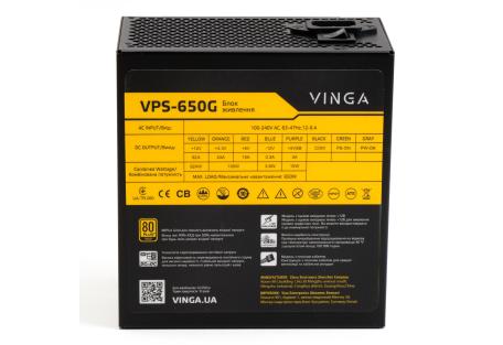Блок живлення Vinga 650W (VPS-650G)