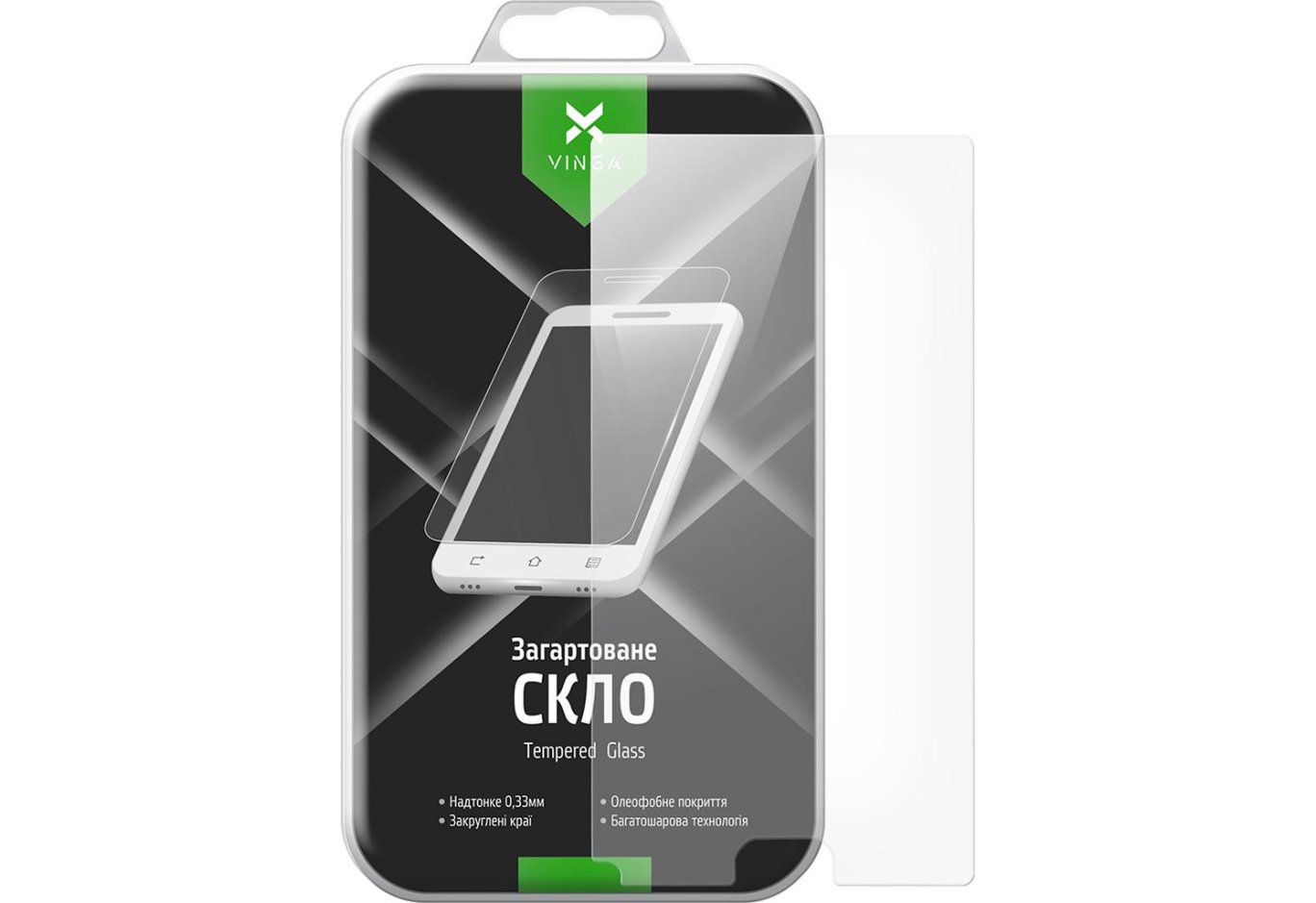 Protective glass Vinga для Doogee MIX Lite (VTPGS-DMIXL)