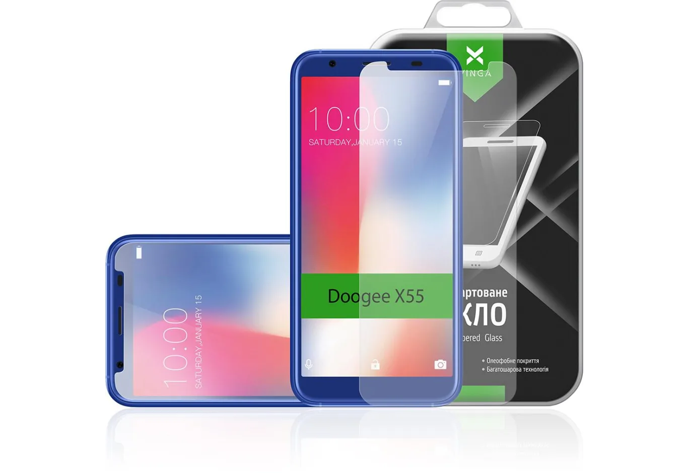Protective glass Vinga для Doogee X55 (VTPGS-DX55)