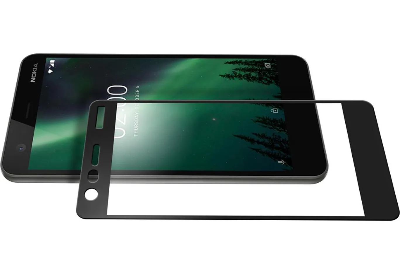 Скло захисне Vinga для Nokia 2 Black (VTPGS-N2B)