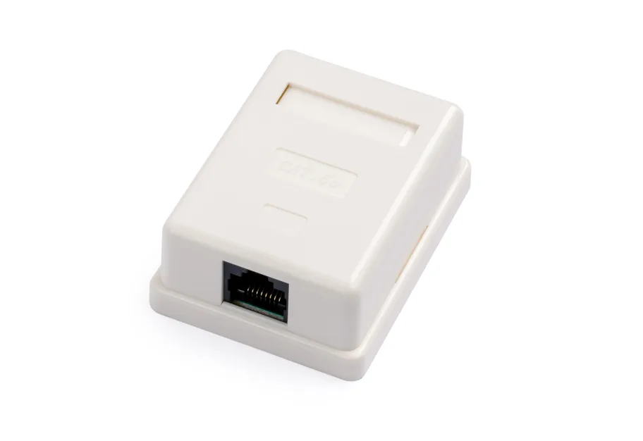 Computer outlet RJ45x1 UTP cat.5e 8P8C Vinga (VCPRJ45O1NE)