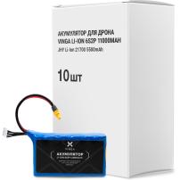 Акумуляторний блок Vinga Li-Ion 6S2P 11000mAh коробка 10 шт (JHY Li-Ion 21700 5500mAh) (V6S2P-10PCS-11000MAH)