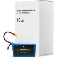 Акумуляторний блок Vinga Li-Ion 6S3P 15000mAh коробка 10 шт (JHY Li-Ion 21700 5000mAh) (V6S3P-10PCS-15000MAH)