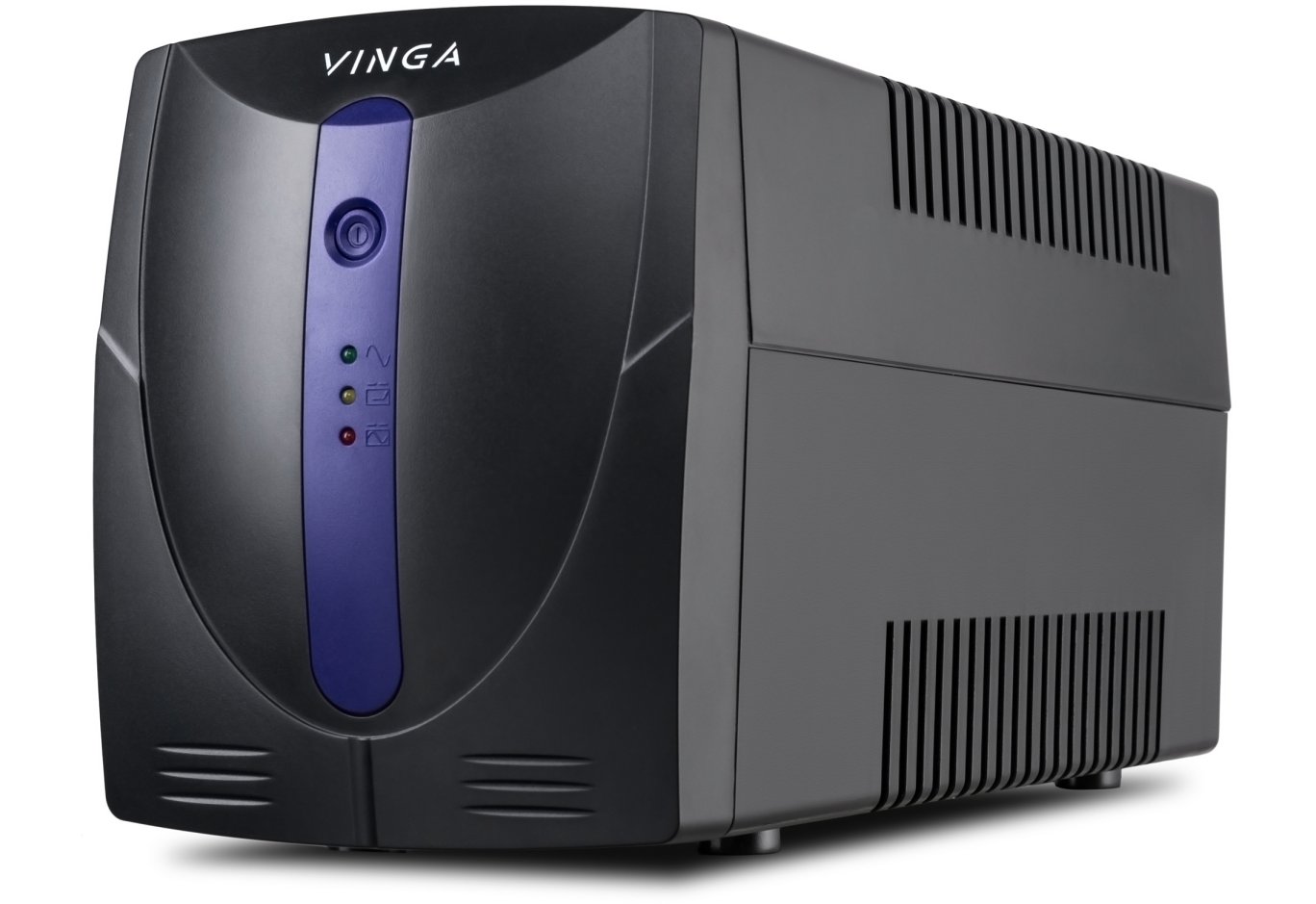 Пристрій безперебійного живлення Vinga LED 600VA plastic case (VPE-600P)