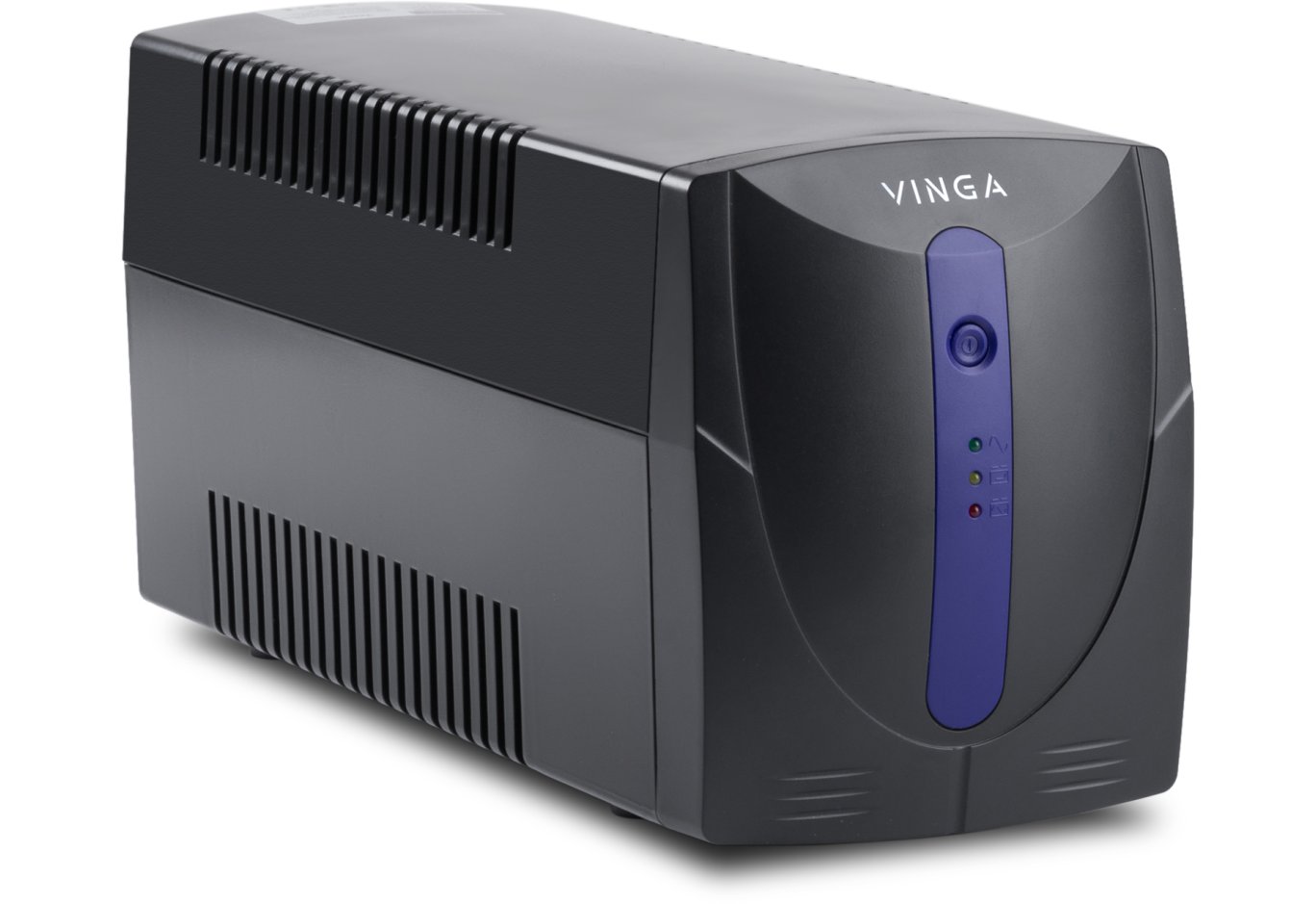 Пристрій безперебійного живлення Vinga LED 600VA plastic case (VPE-600P)