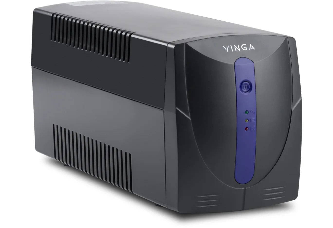 Пристрій безперебійного живлення Vinga LED 800VA plastic case (VPE-800P)