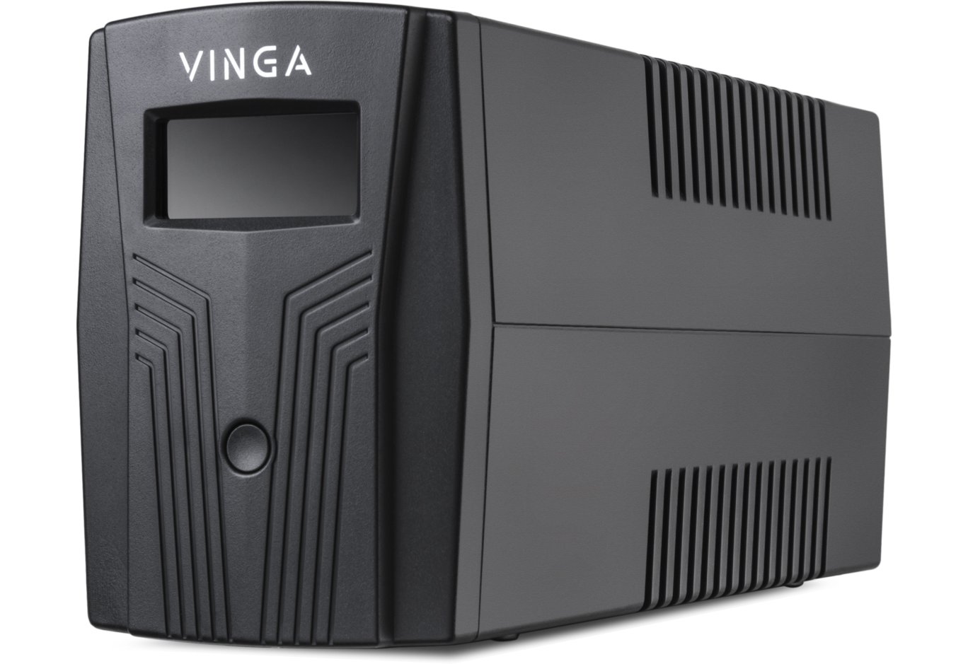 Пристрій безперебійного живлення Vinga LCD 600VA plastic case (VPC-600P)