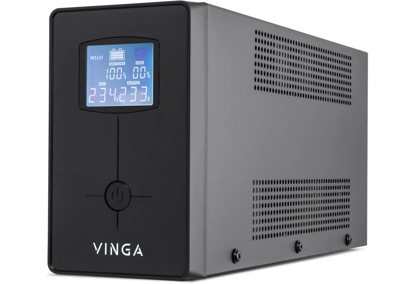 Uninterruptible Power Supply Vinga LCD 800VA metal case (VPC-800M)
