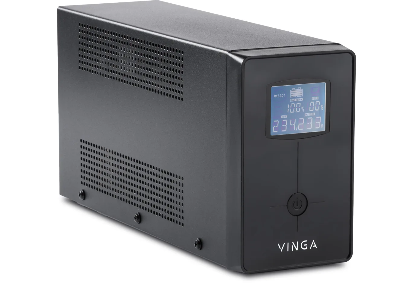 Uninterruptible Power Supply Vinga LCD 800VA metal case (VPC-800M)