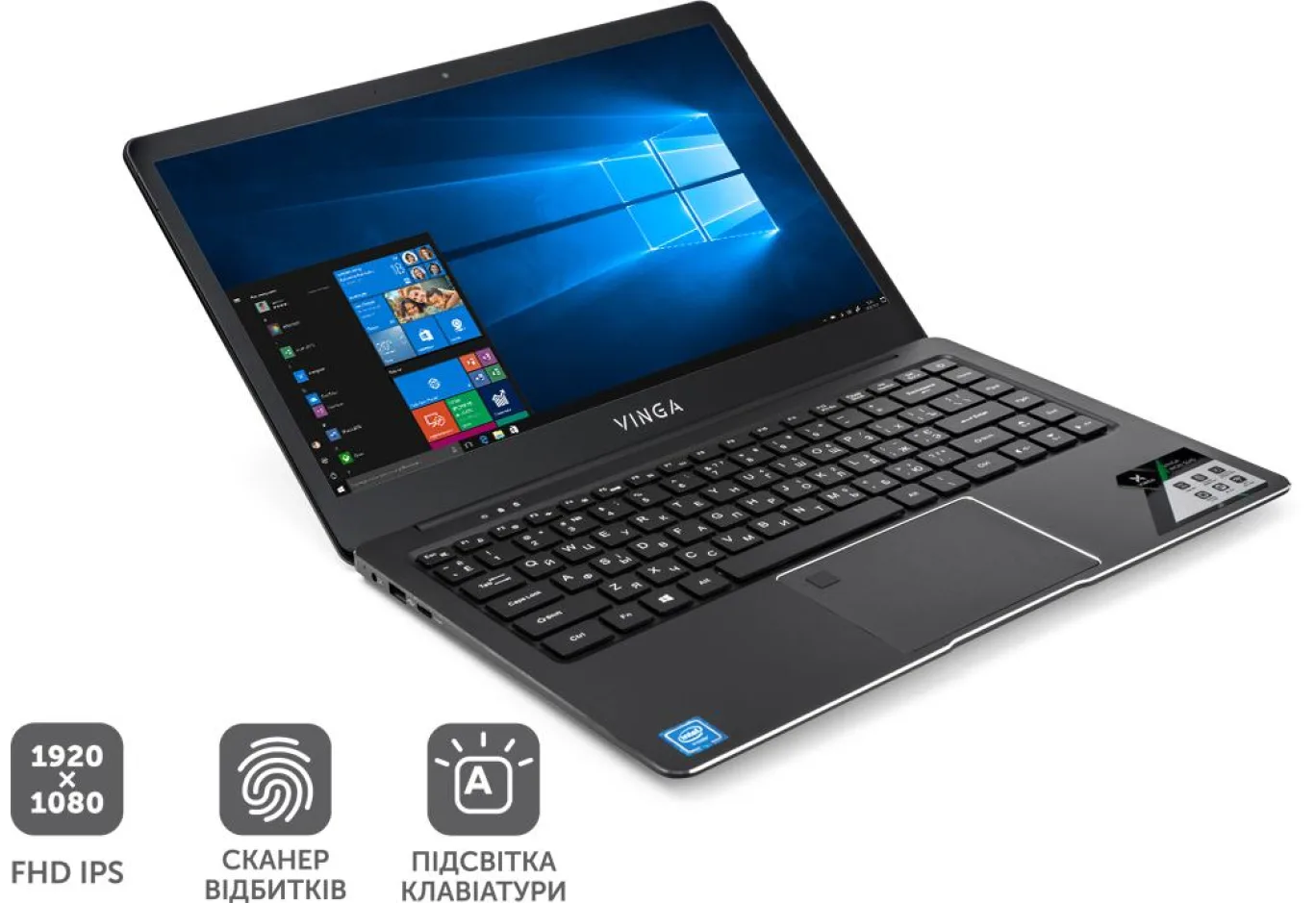 Ноутбук Vinga Iron S140 (S140-C40464BWP)