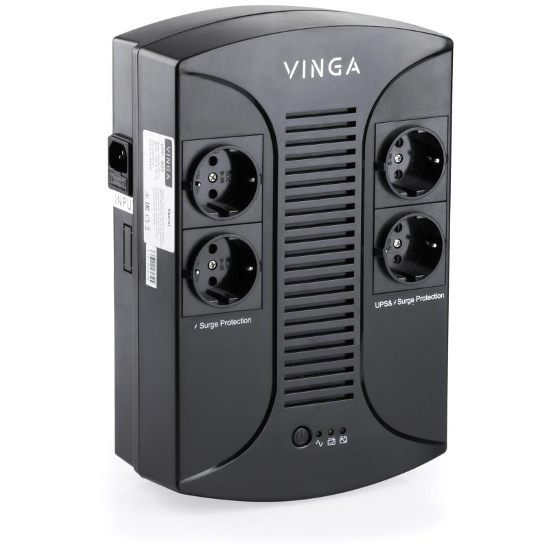 Пристрій безперебійного живлення Vinga 800VA-P (VPP-800)