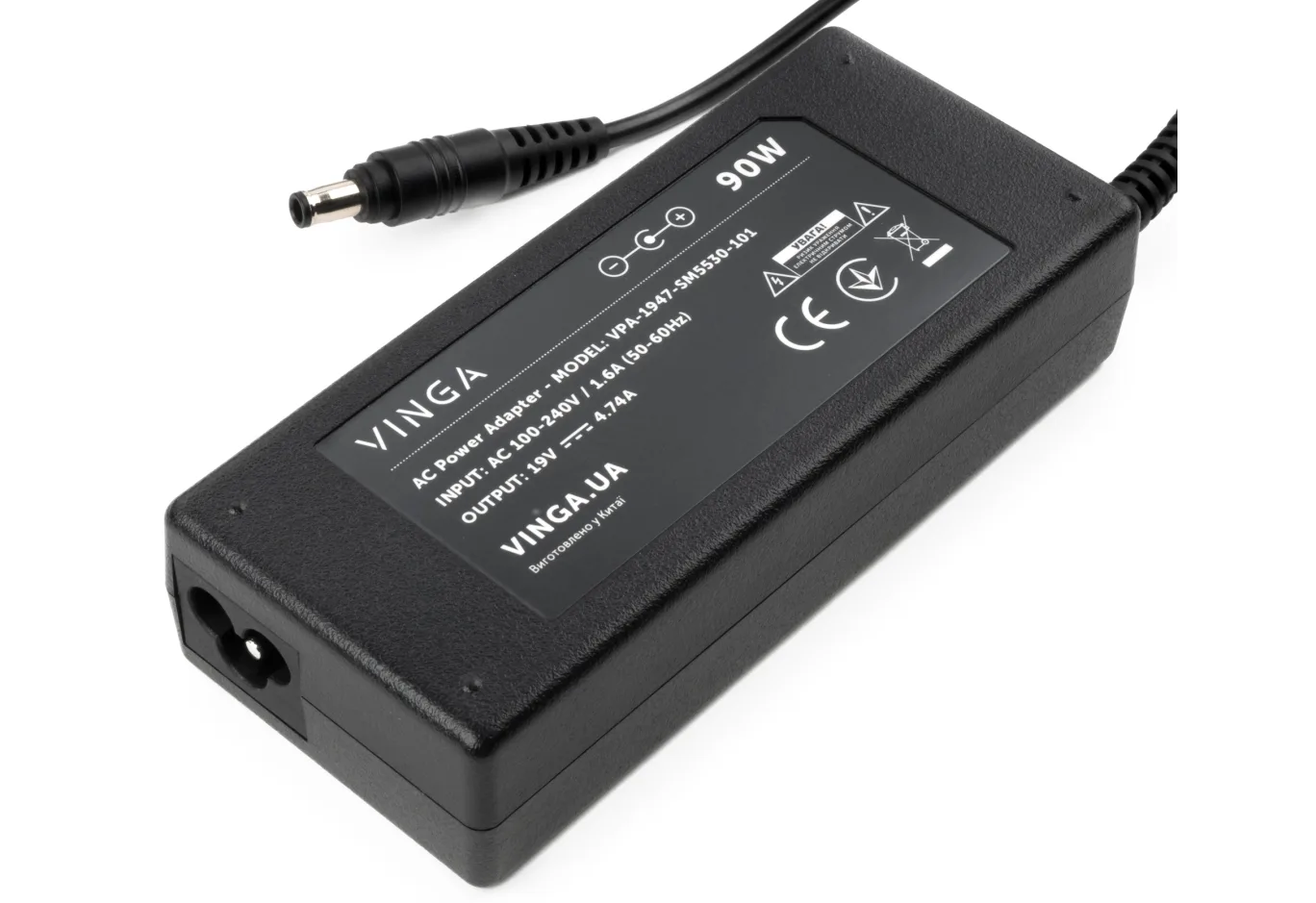 Laptop power supply Vinga Samsung 90W 19V 4.74А 5.5*3.0 (VPA-1947-SM5530-101)