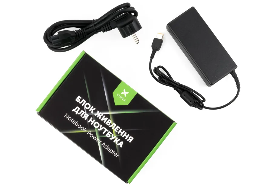 Laptop power supply Vinga Lenovo 90W 20V 4.5A square (VPA-2045-LNSQ01-101)