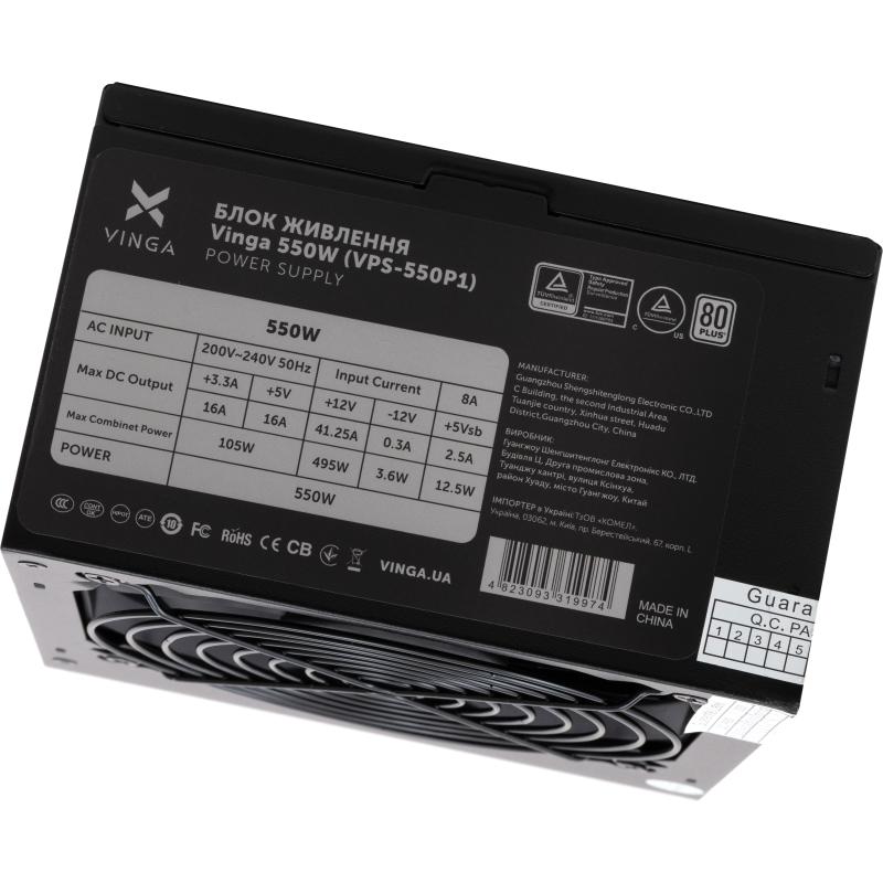 Блок живлення Vinga 550W (VPS-550P1)