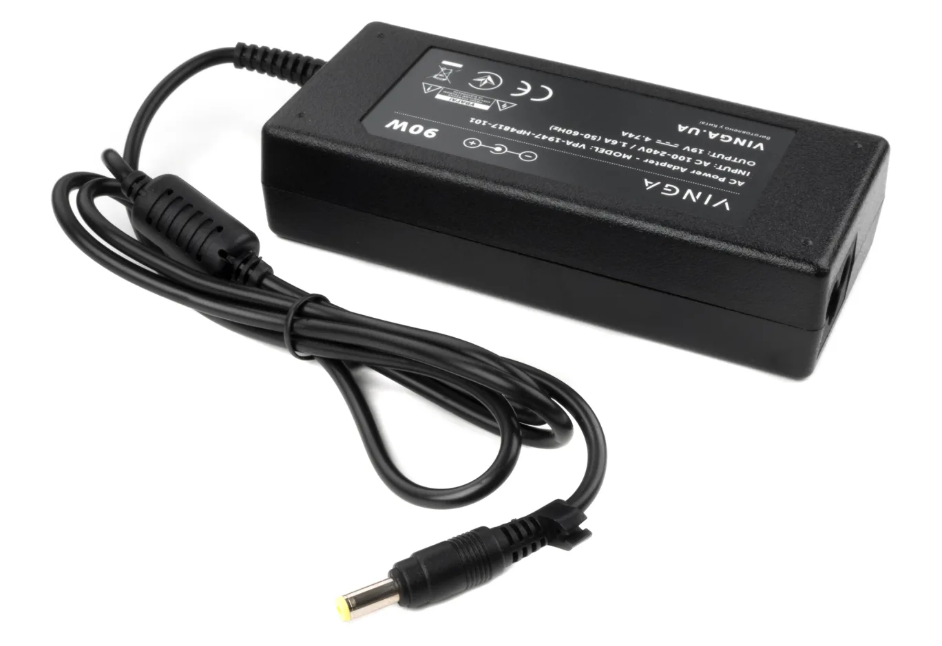 Блок живлення до ноутбуку Vinga HP 90W 19V 4.74A 4.8*1.7 (VPA-1947-HP4817-101)