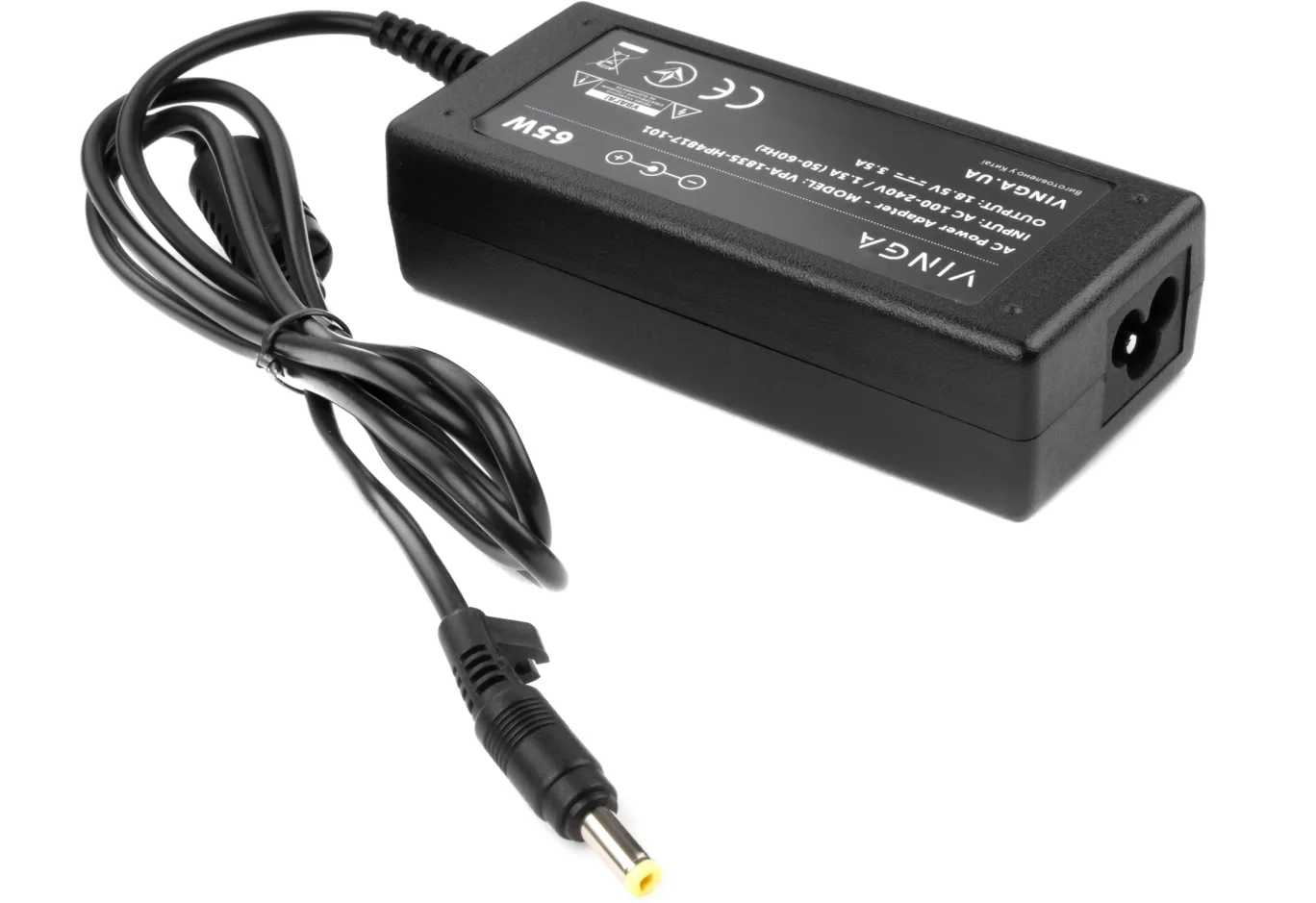 Блок живлення до ноутбуку Vinga HP 65W 18.5V 3.5А 4.8*1.7 (VPA-1835-HP4817-101)