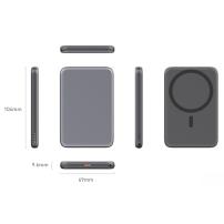 Батарея універсальна Vinga 5000 mAh 20W/15W Wireless (VPBB520WL)